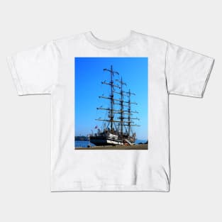 Frigate Pallada. Vladivostok Russia 2011 Kids T-Shirt